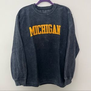Michigan Pressbox Vintage Wash Pullover